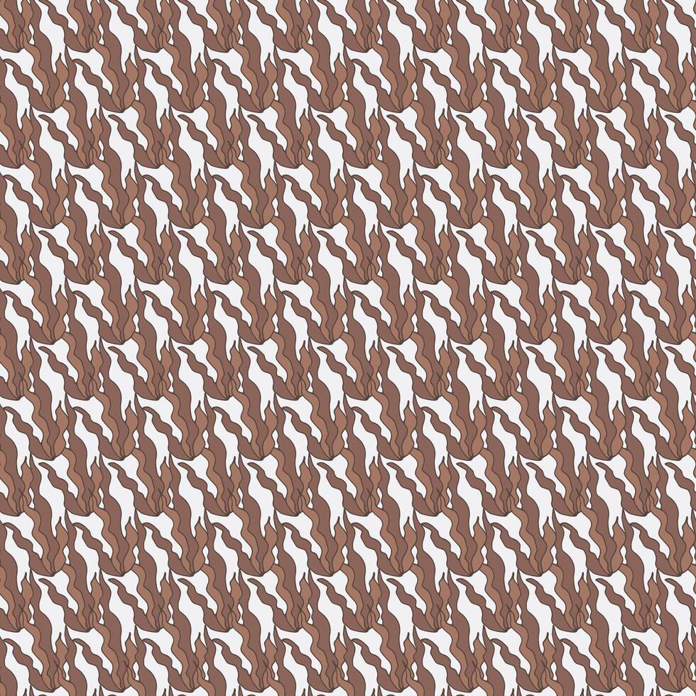 Minimal Botanical Motif Mocha Mousse vector