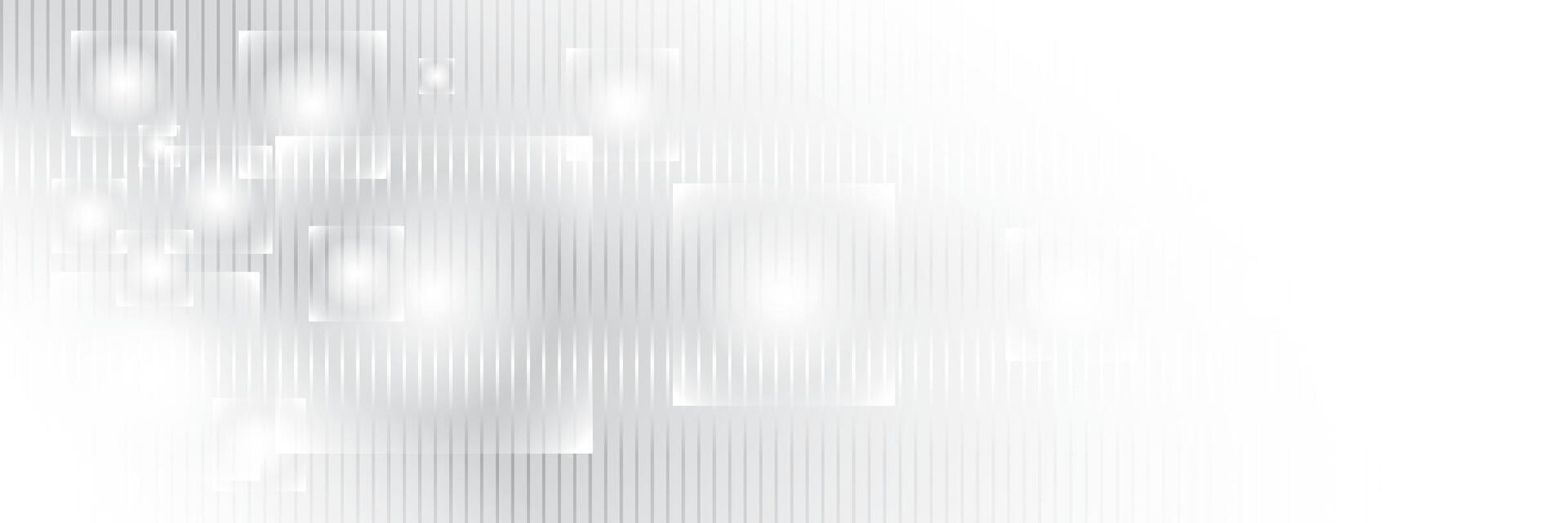 Abstract white and gray color, modern design stripes background with rectangle shape and straight lines. illustration. vector