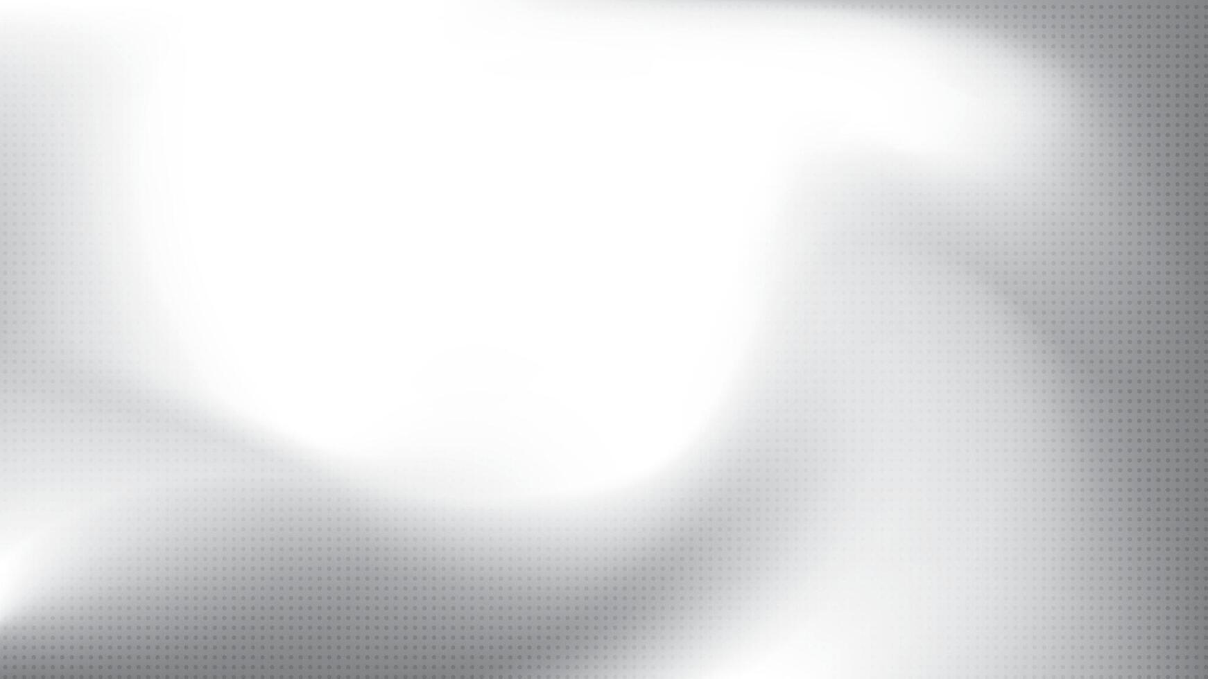 Abstract white and gray gradient background with dot pattern. illustration. vector