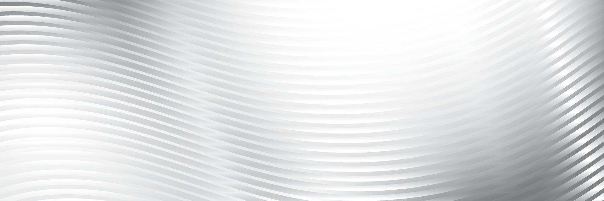 Abstract white and gray color, modern design stripes background with curve lines. illustration. vector