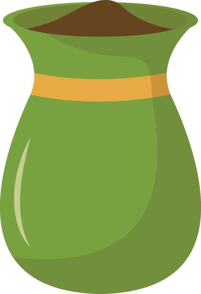 Nowruz Green Pot Illustration vector