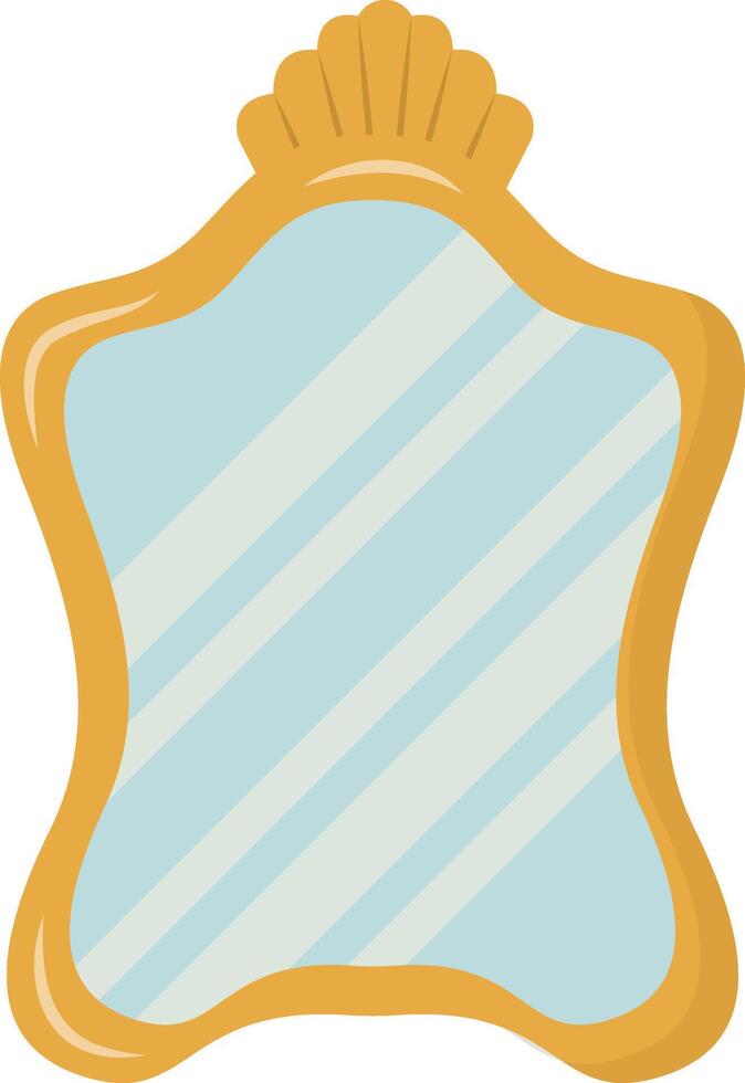 Nowruz Mirror with Star Shape Design vector