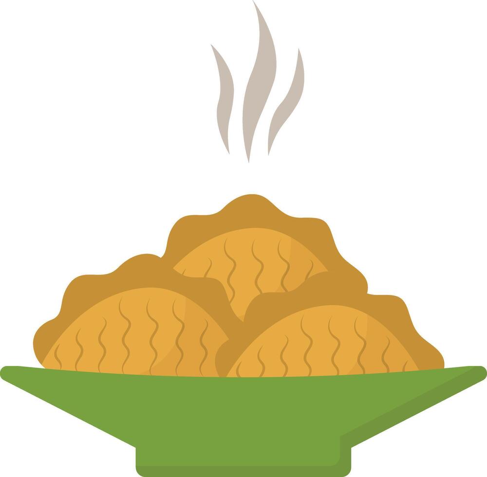 Shekerbura Illustration for Nowruz Day vector