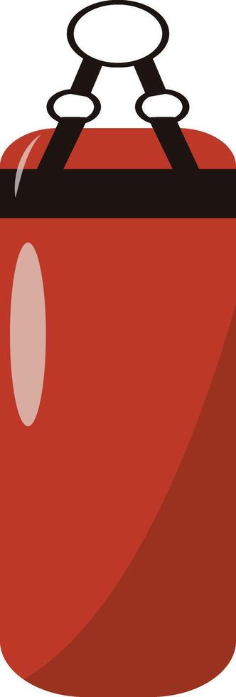 Red Punching Bag Illustration vector