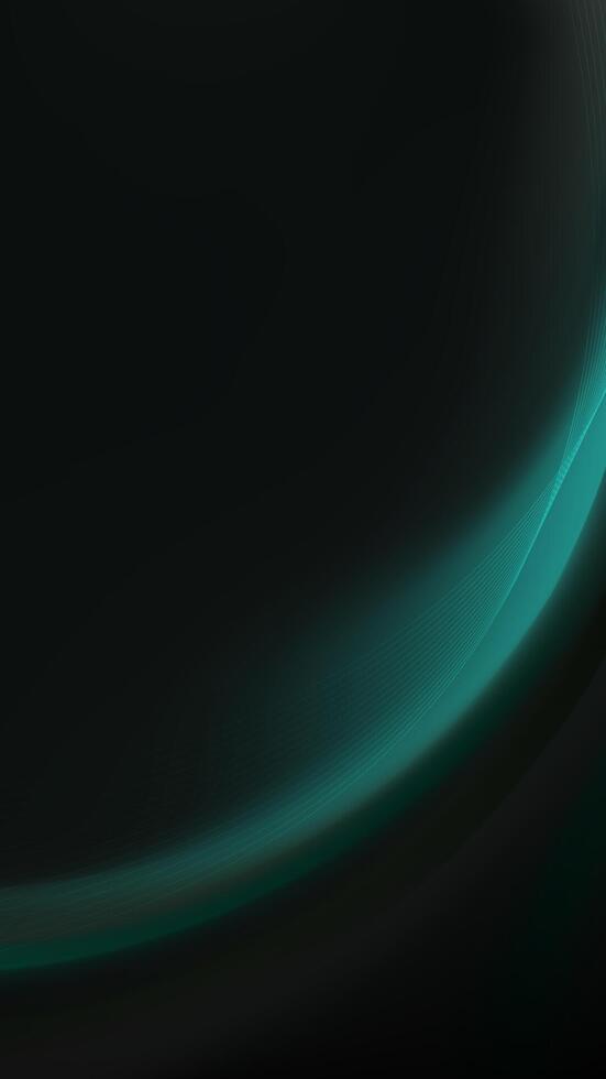 abstract mobile background with a vertical dark teal green wave vector