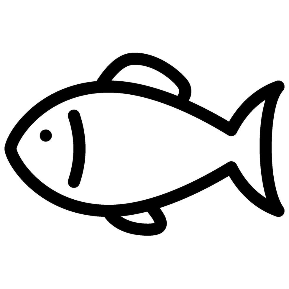 ocean fish icon vector