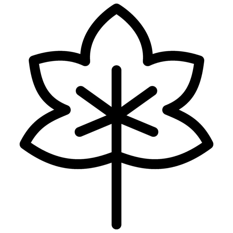 maple leaf icon vector