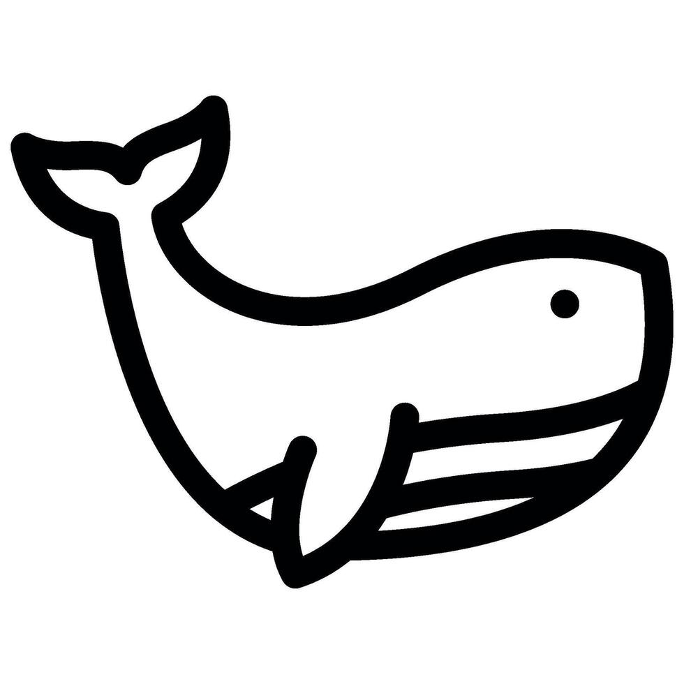 sea whale icon vector