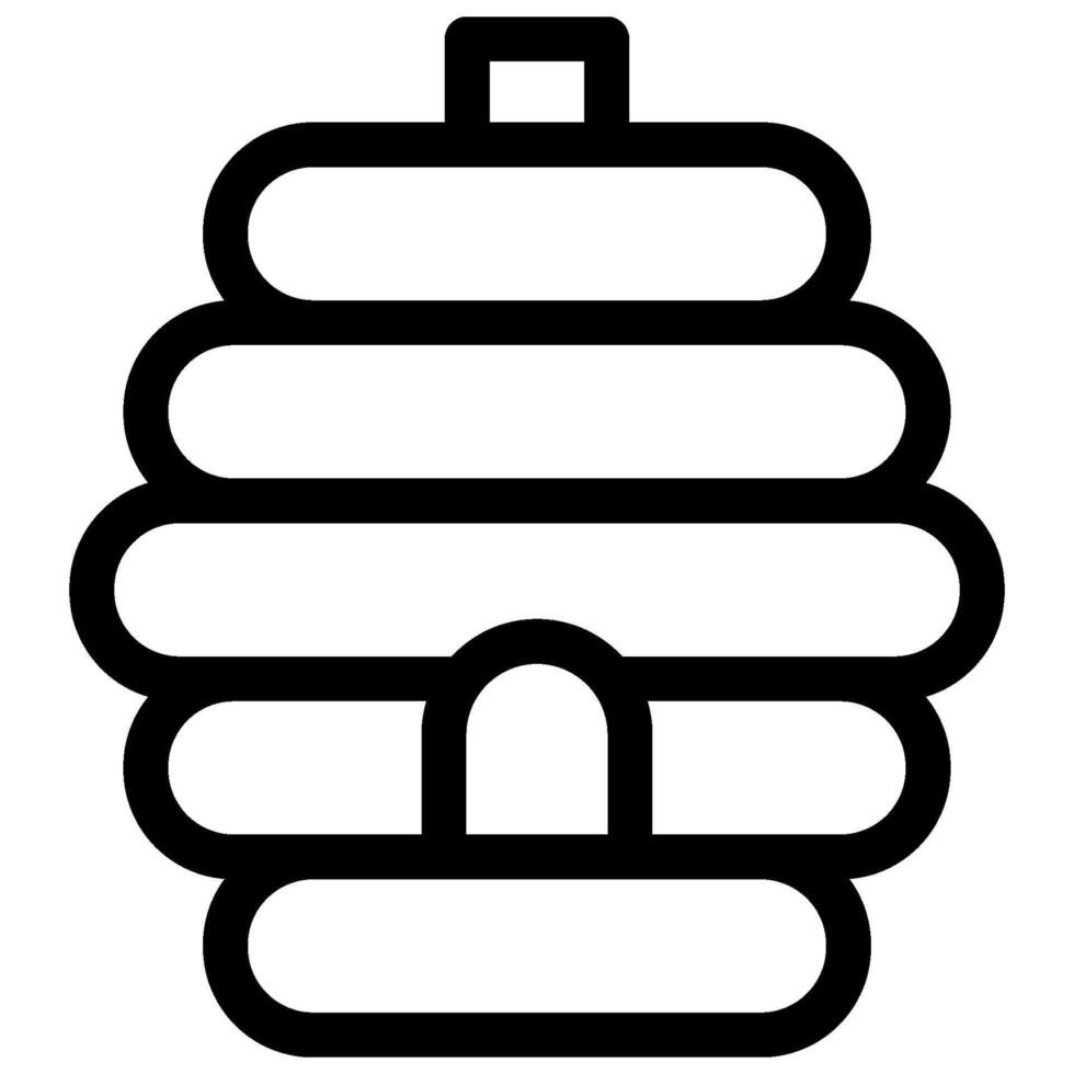 honey beehive icon vector