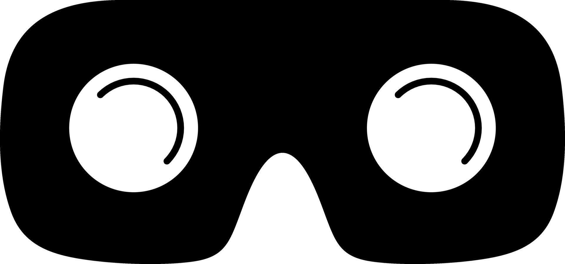 VR glasses for smartphone illustration. Virtual reality gear box for smartphone vector