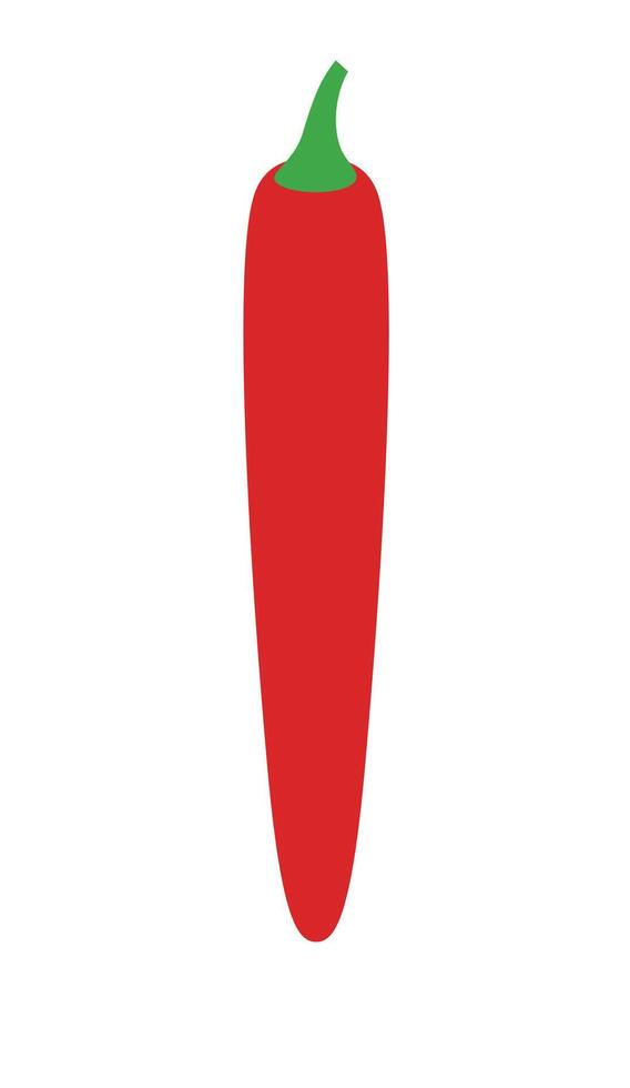 Chili pepper alphabet, illustration vector