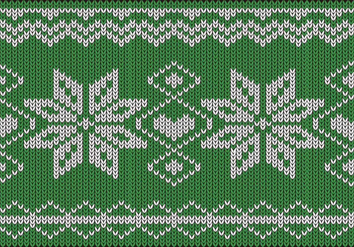 Snow nordic seamless Christmas pattern vector