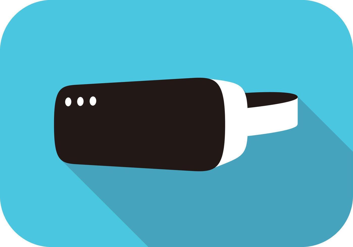 VR glasses for smartphone illustration. Virtual reality gear box for smartphone vector
