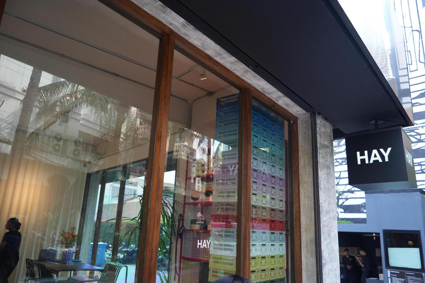 Bangkok, Thailand, 2024 - Hay store in bangkok, HAY is a Danish furniture company founded in Copenhagen, Denmark, in 2002 photo