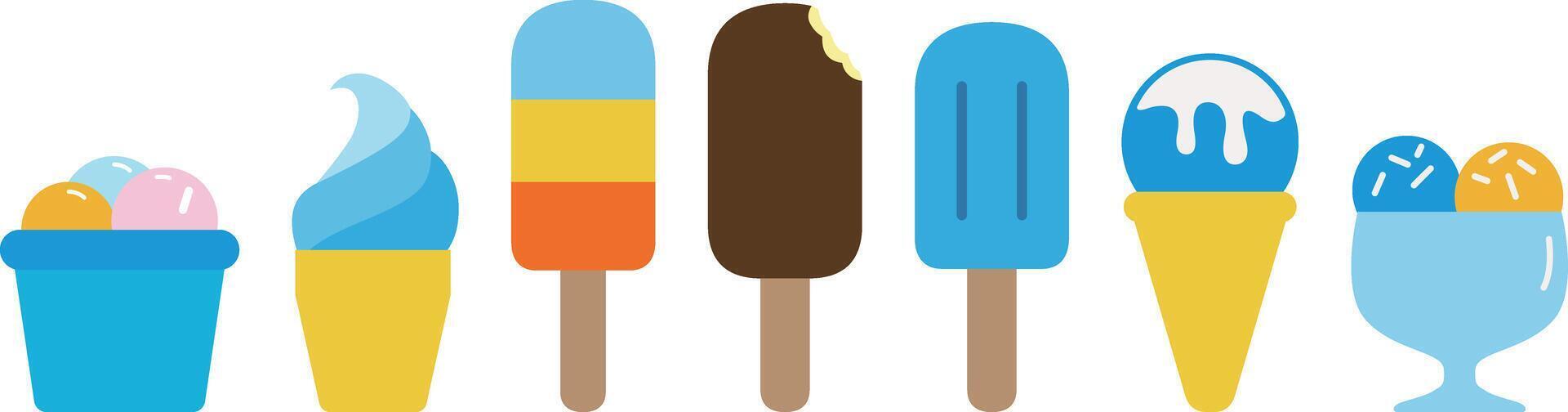 Ice cream food icon design illustration vector