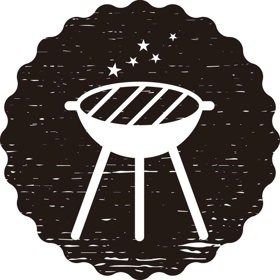 Barbecue party invitation design template illustration vector