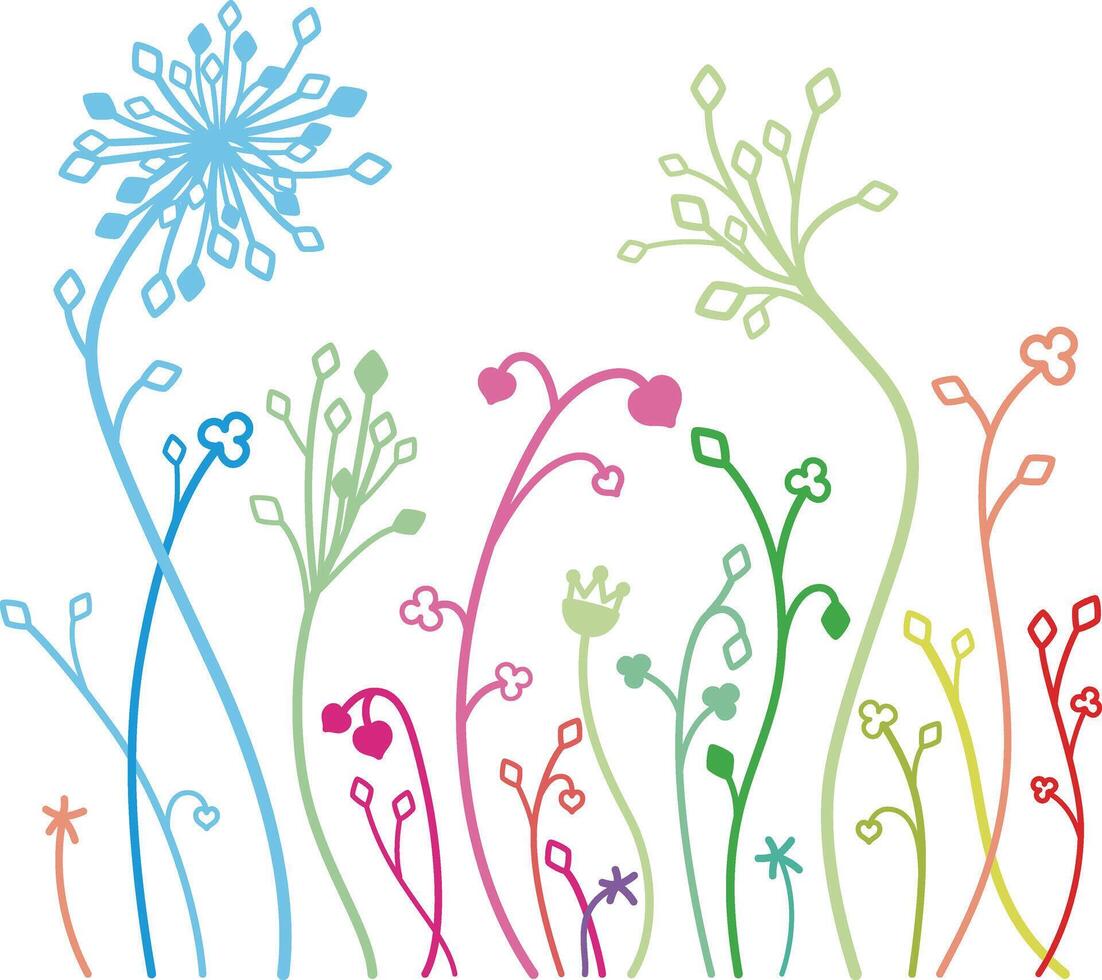Floral pattern background vector