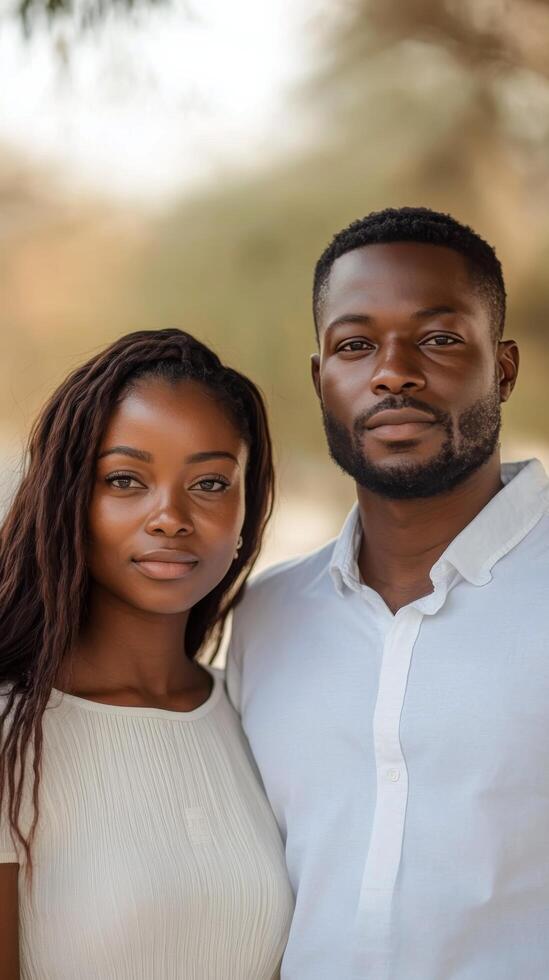 Couple poses together in a cozy indoor setting during a relaxed afternoon photo