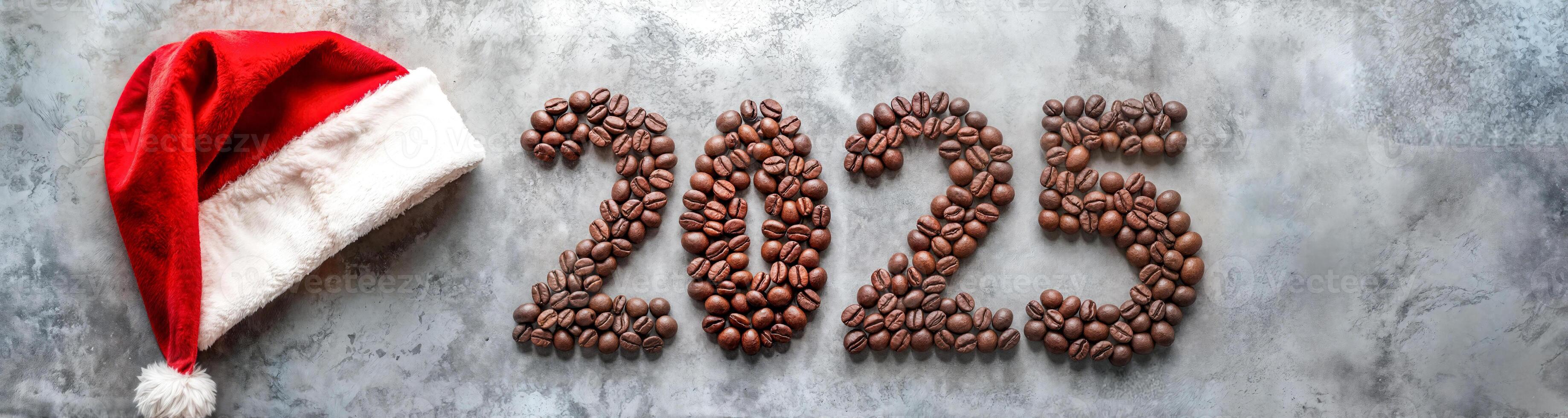 coffee bean 2025 new year's photo