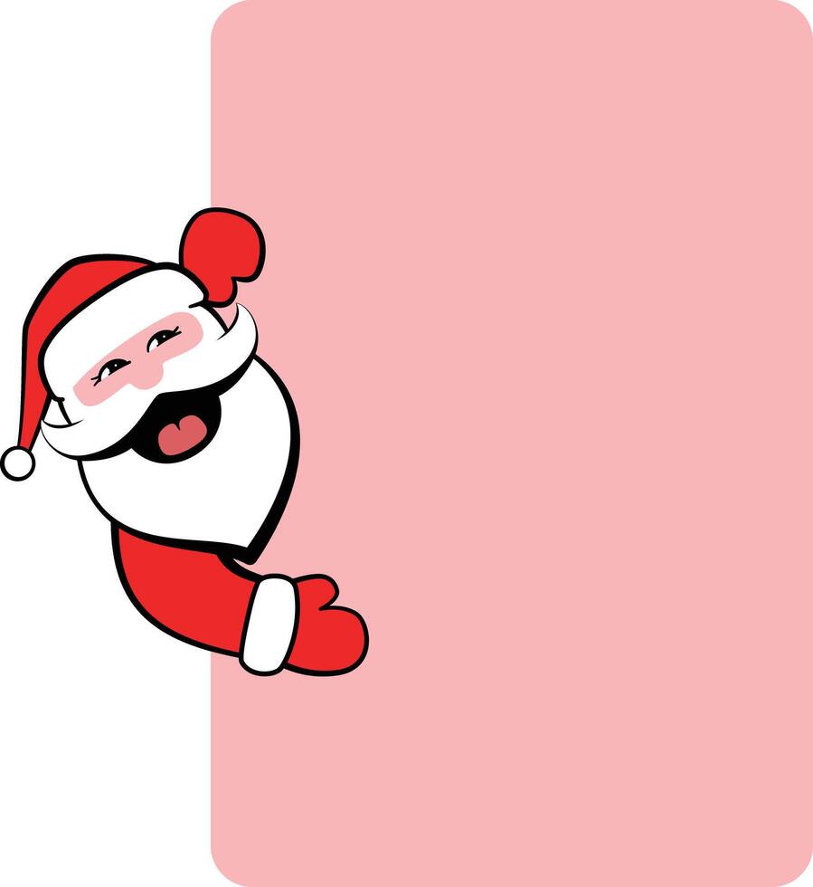 Santa Claus gesture icons vector