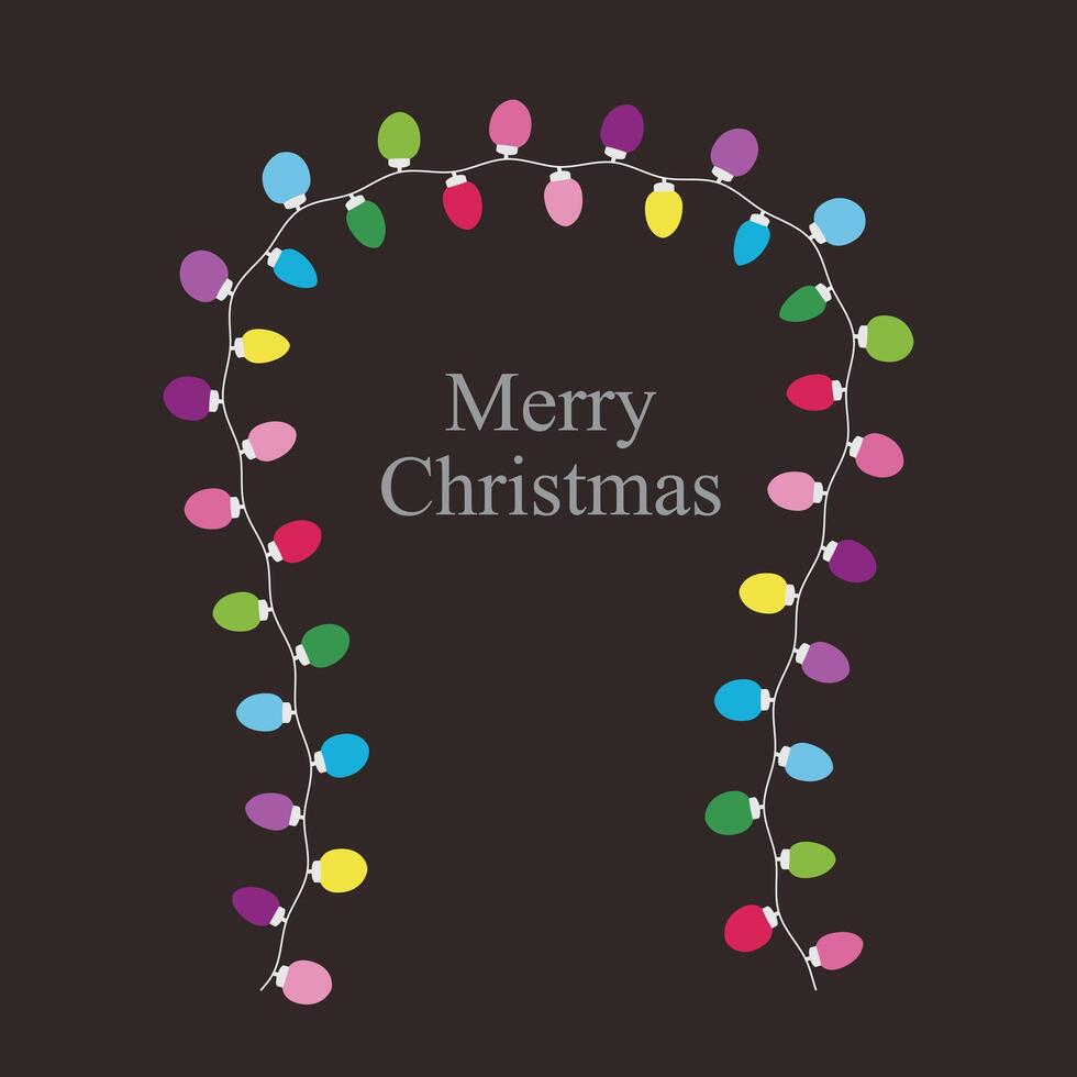 Christmas Bulb, simple Christmas element flat icon design vector