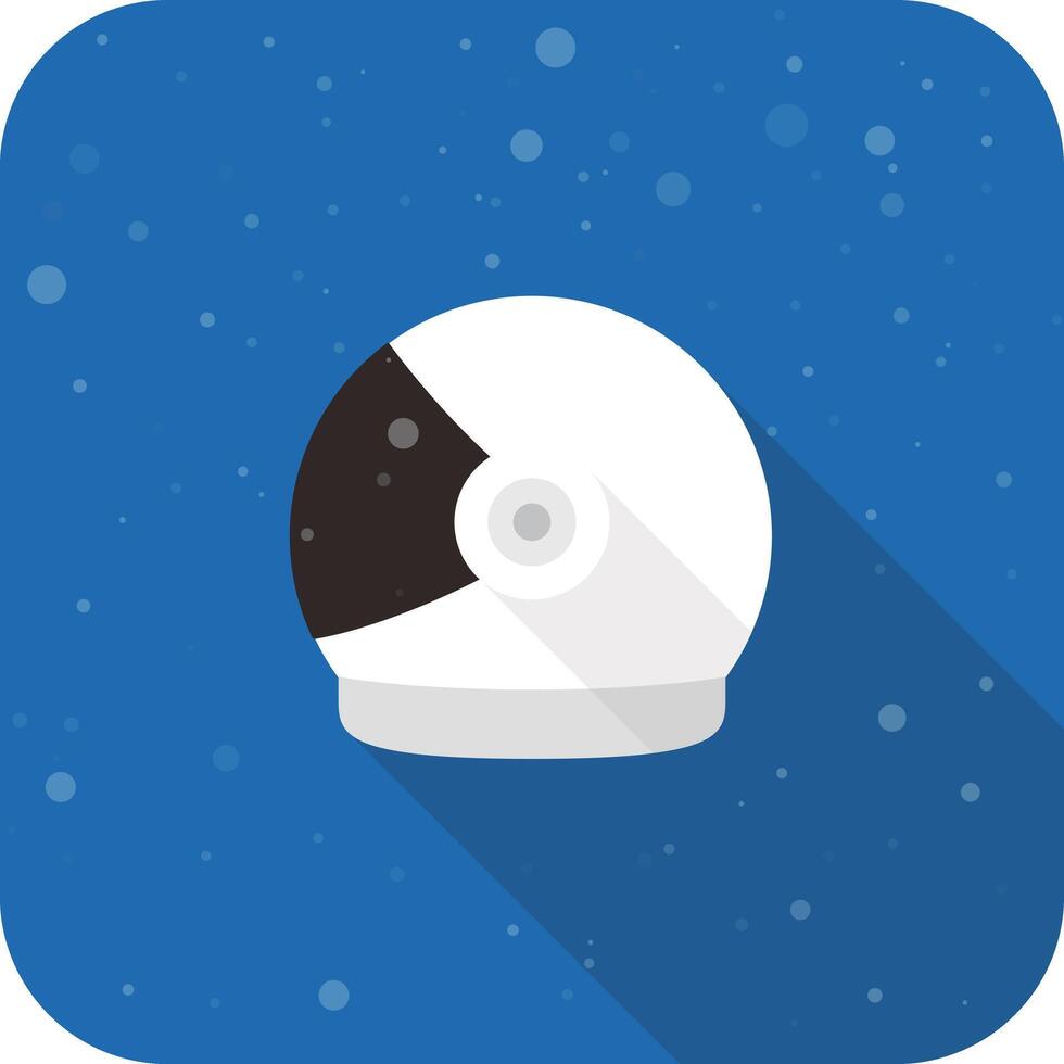 Astronaut helmet on the space illustration vector