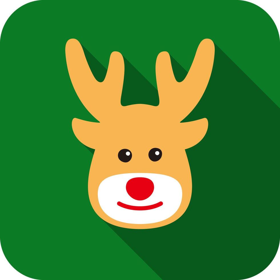 Deer animal face icon vector