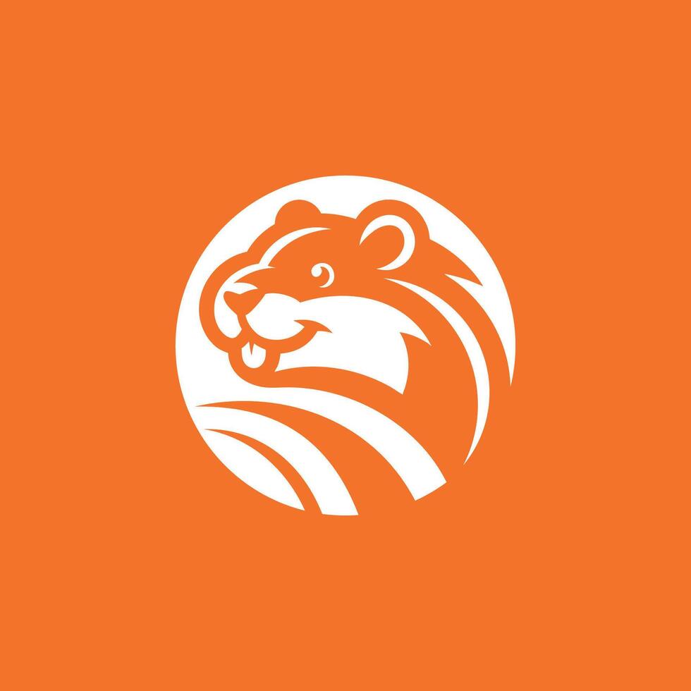 Modern Beaver, Logo Trend Setting vector