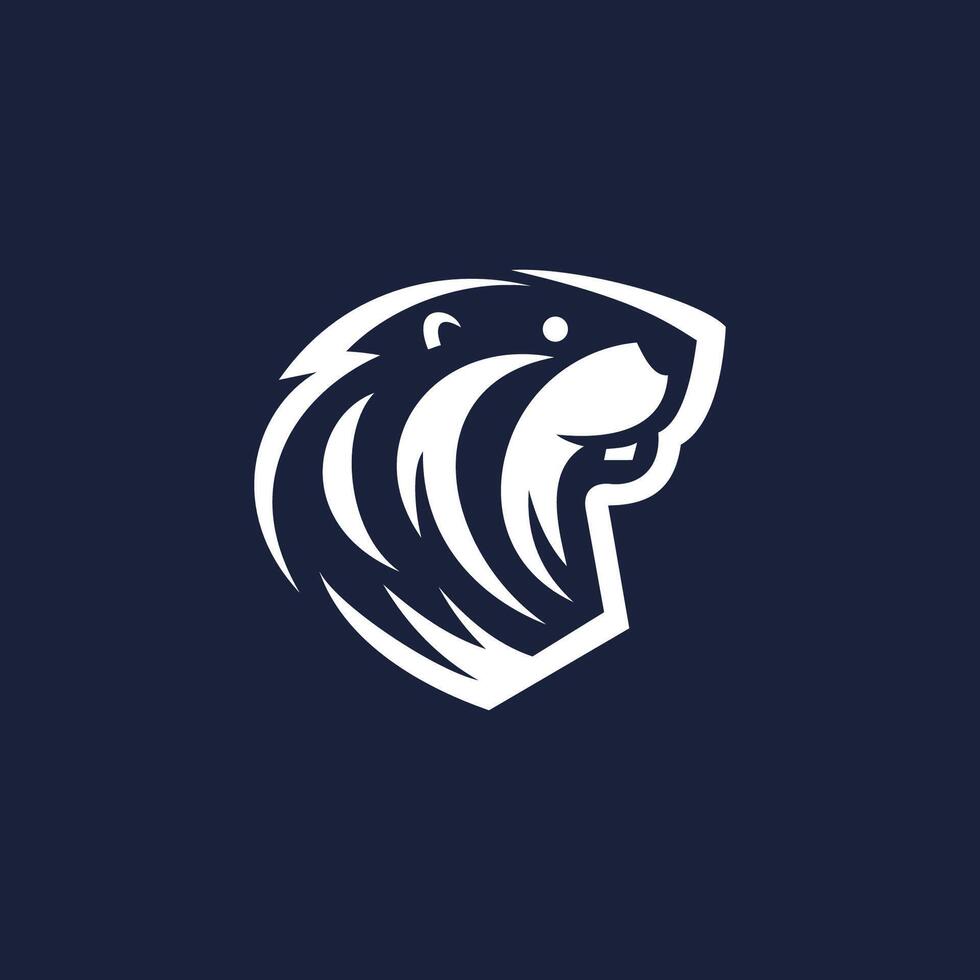 Professional Beaver, Logo Excellence Unleashed vector