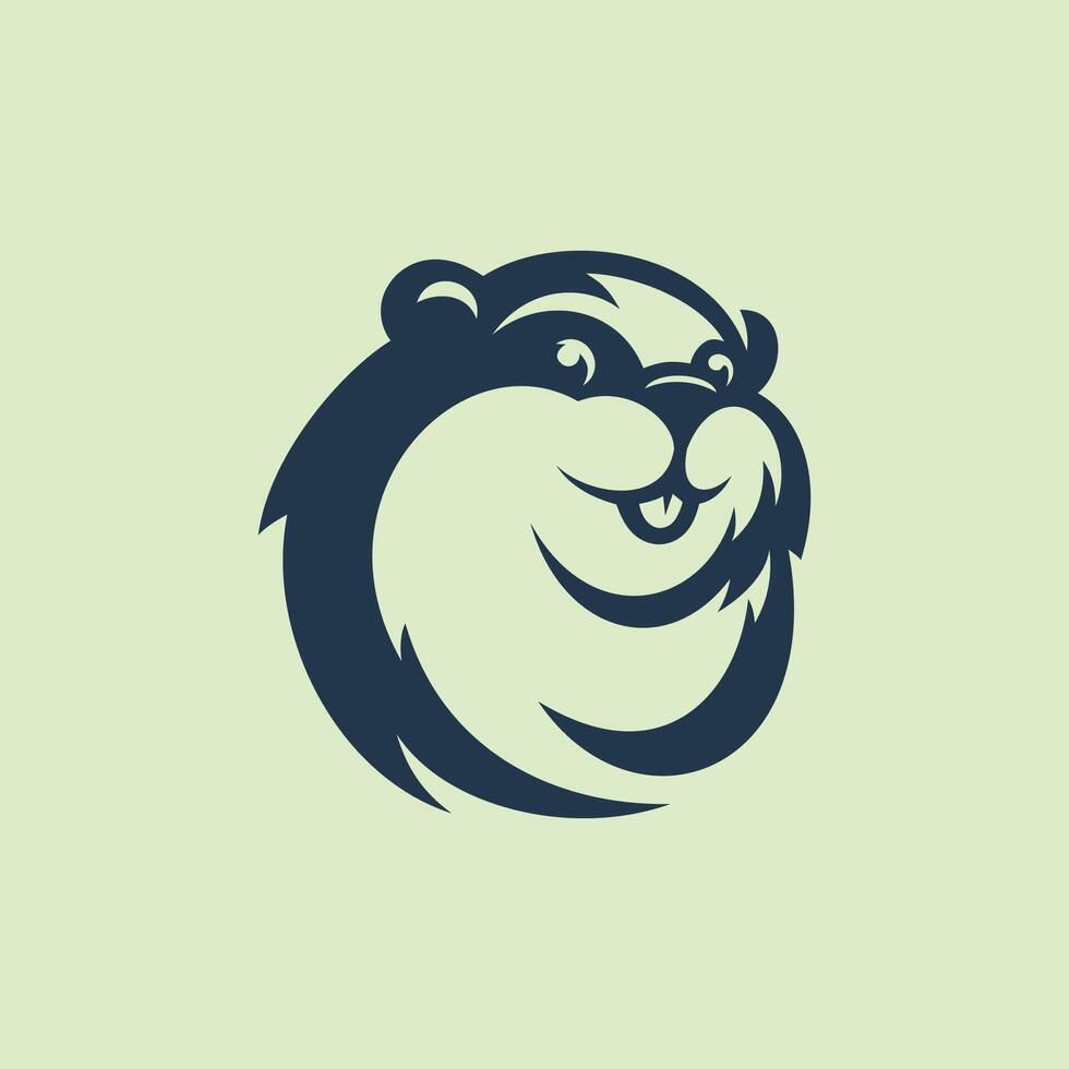 Smart Beaver, Logo Brain Design vector