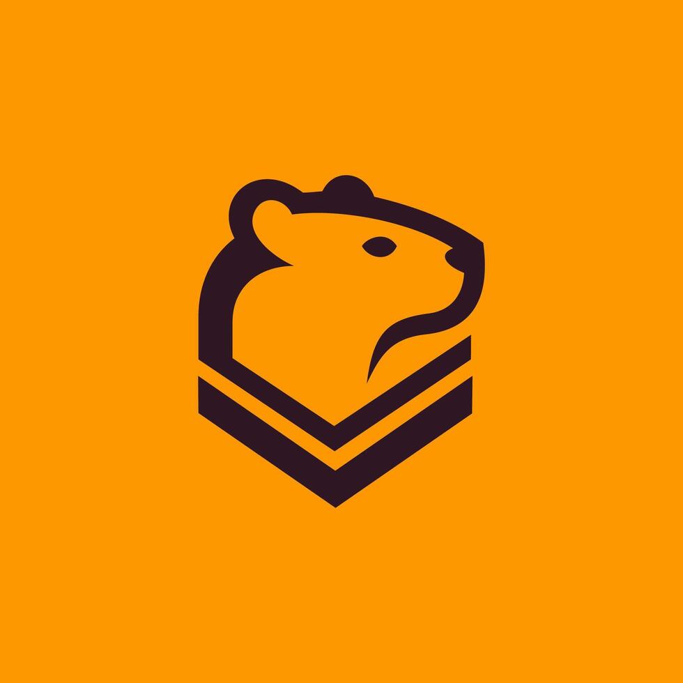 Smart Beaver, Logo Intellectual Design vector