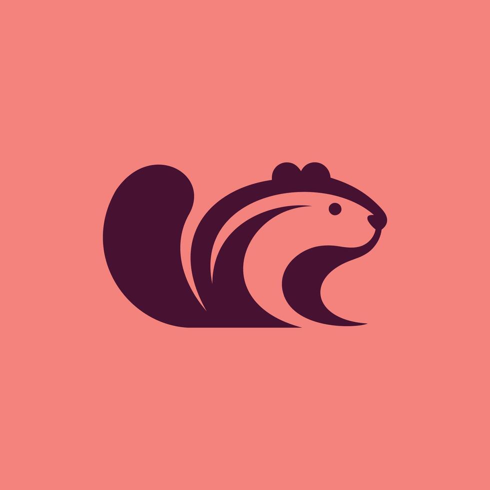Distinctive Beaver, Logo Original Creation vector