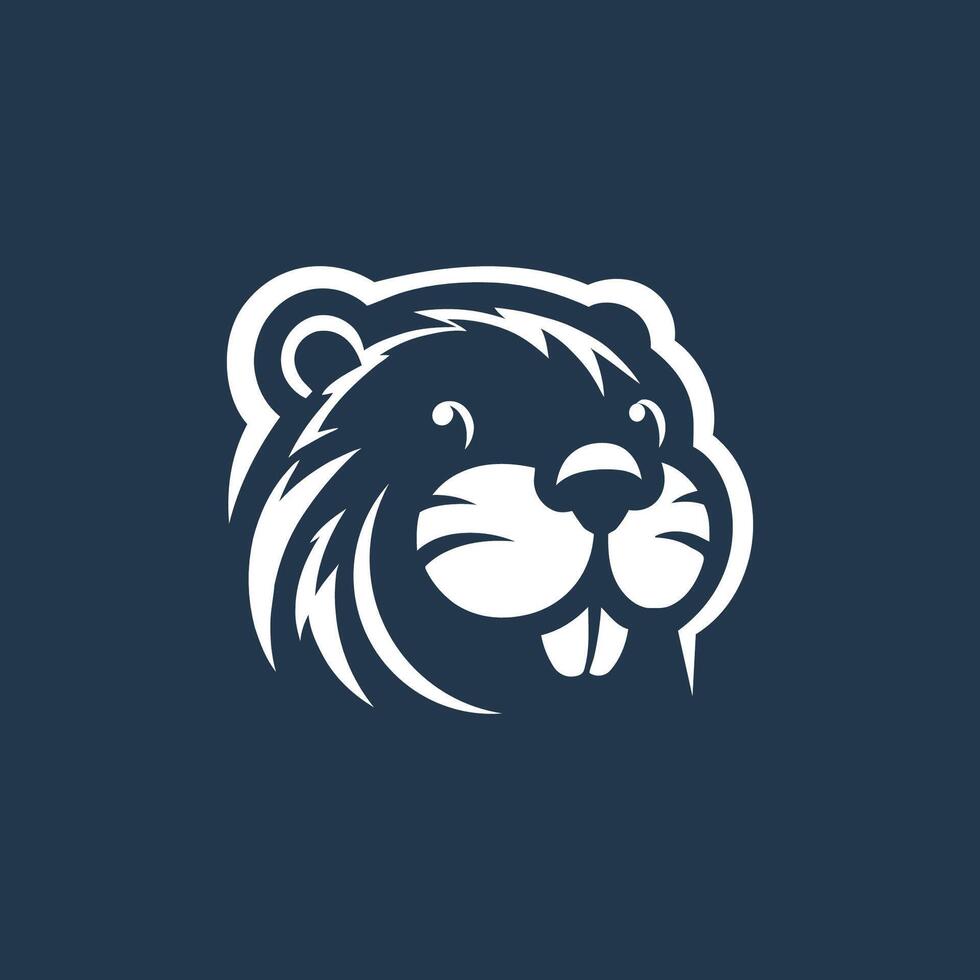 Gentle Beaver, Logo Calm Essence vector
