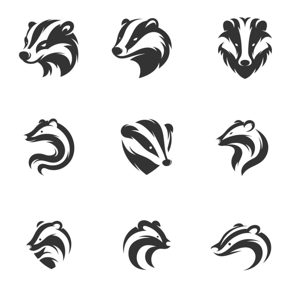 Creative Badger, Logo Craft Delight Collection vector
