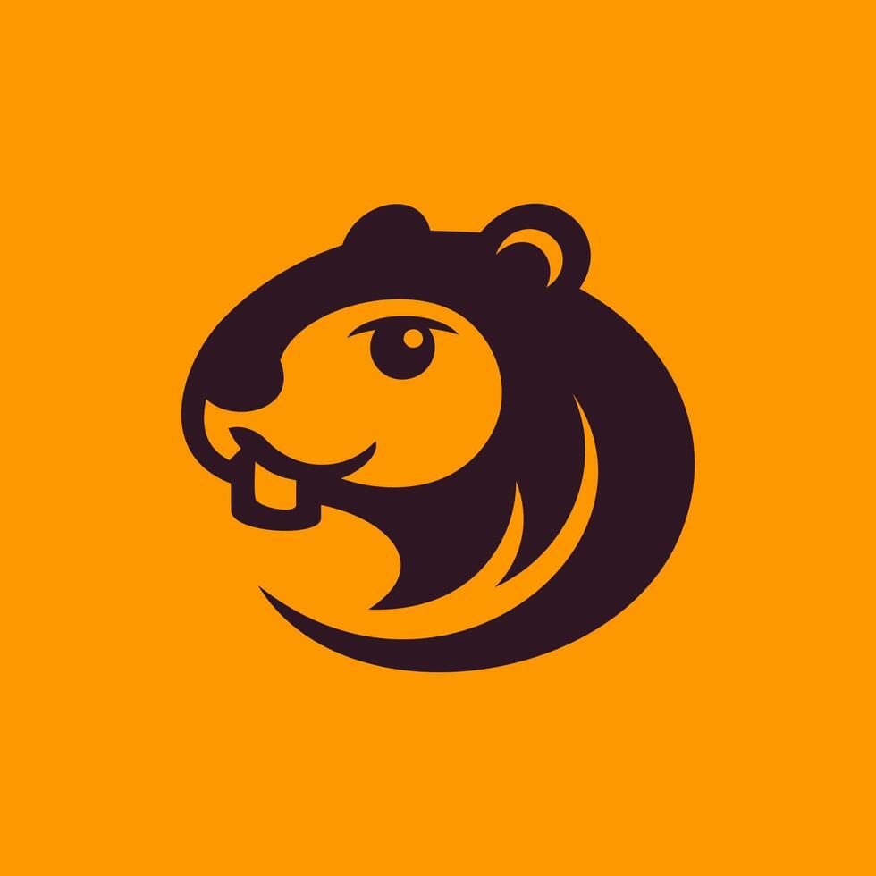 Dynamic Beaver, Logo Vibrant Appeal vector