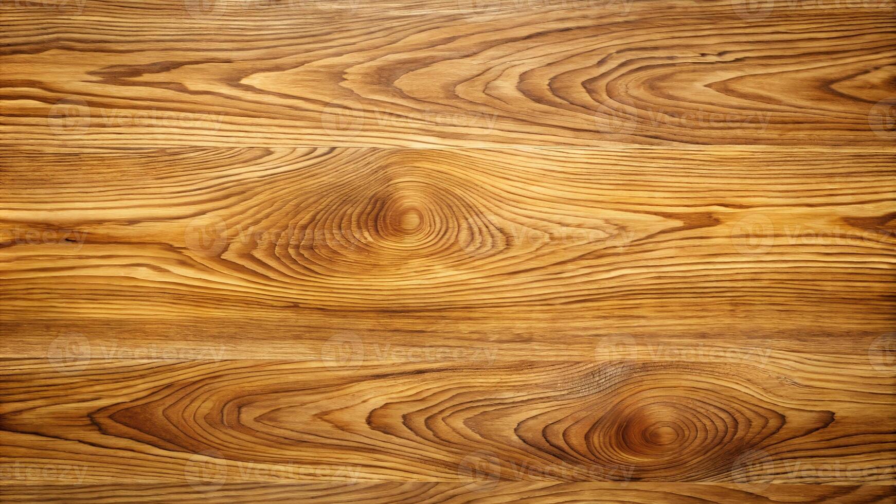 Polished Oak Wood Texture with Warm Brown Tones and Smooth Grain Patterns photo