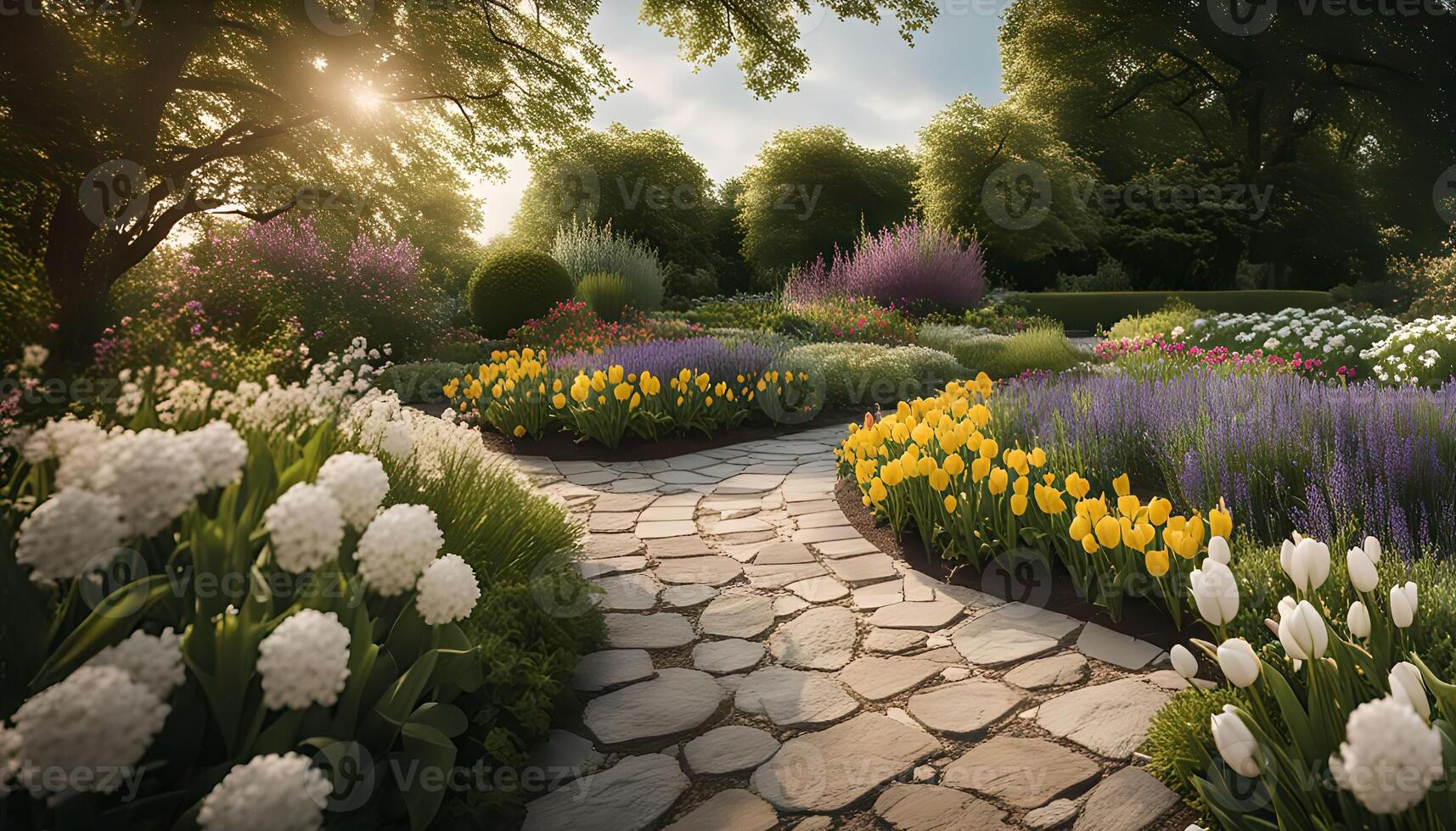Beautiful Garden Pathway photo