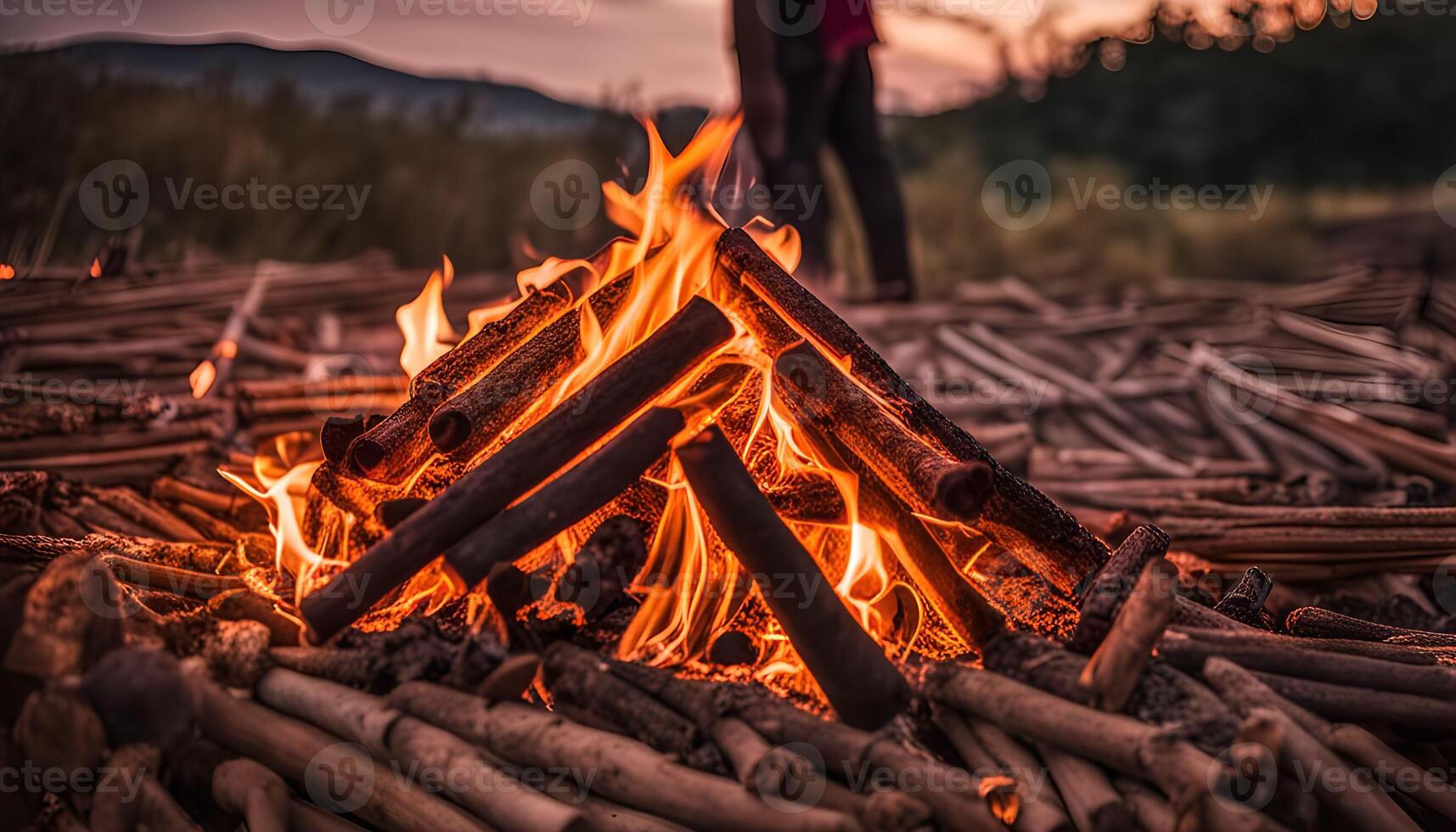 Campfire in the Wilderness photo