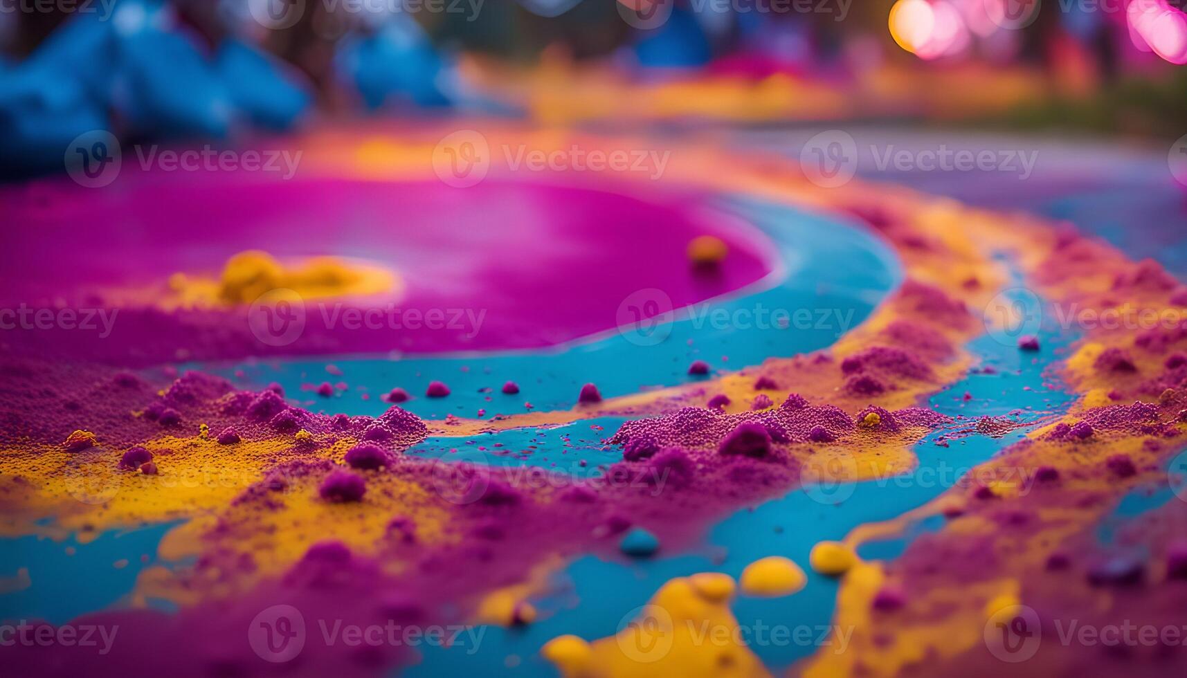 Abstract Colorful Swirl photo