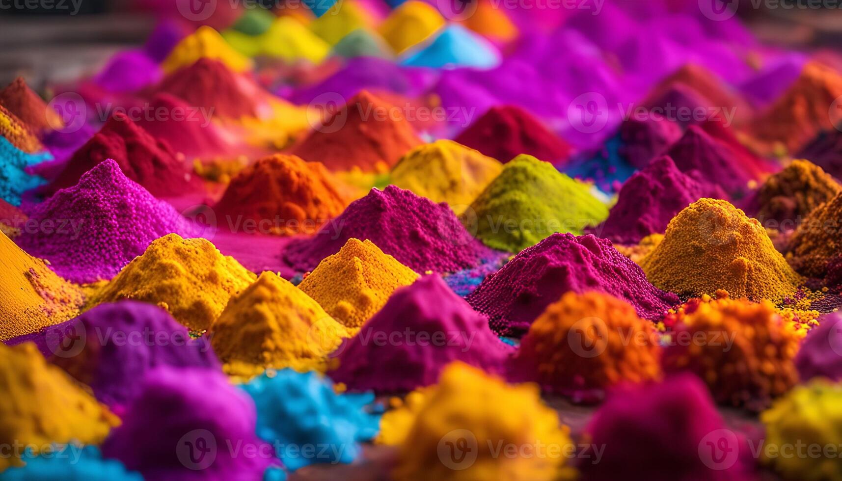 Vibrant Powder Color Palette photo