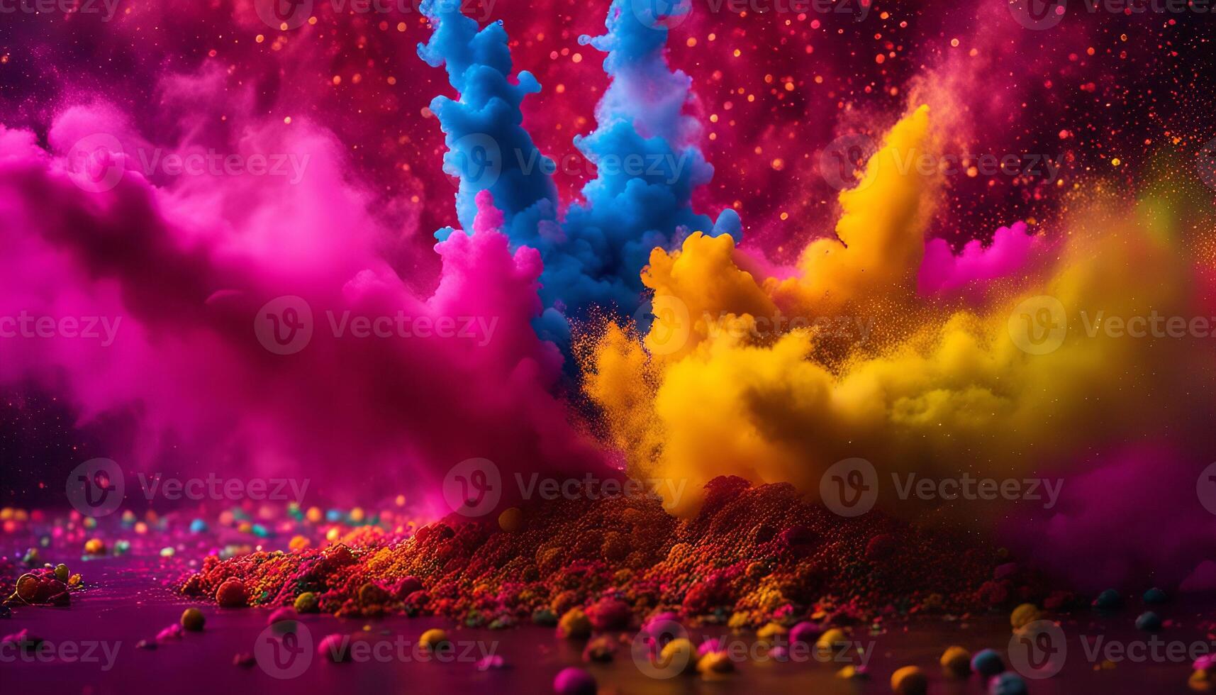 Abstract Color Explosion photo