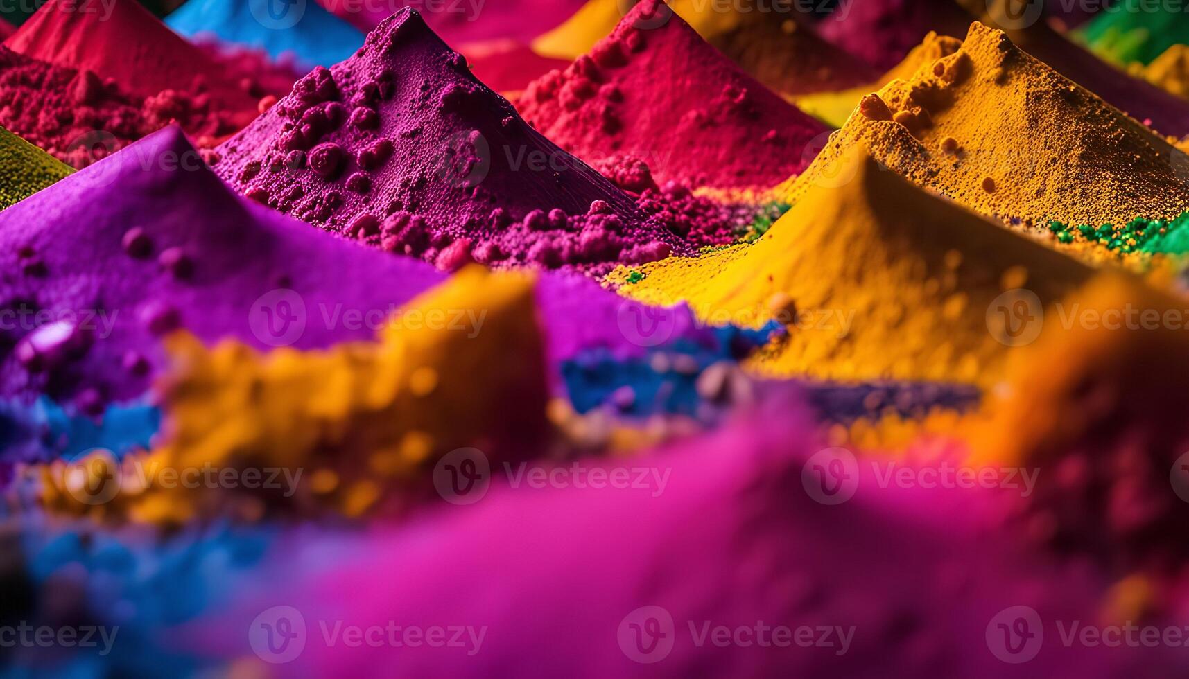 Vibrant Hues of Color Powder photo