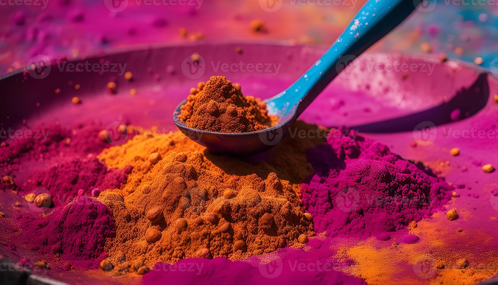 Vibrant Colors of Holi Festival photo