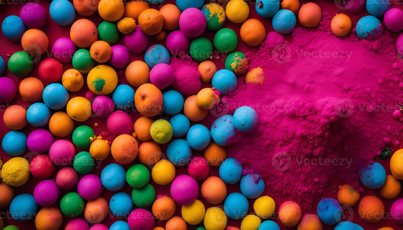 Vibrant Colors and Powdered Pigment photo
