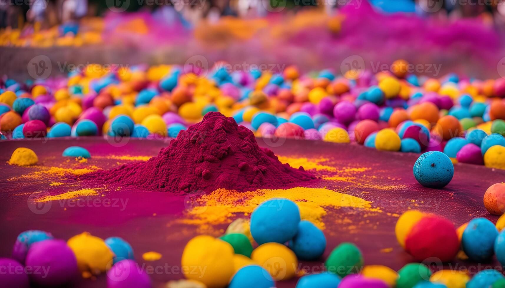 Vibrant Holi Celebration photo