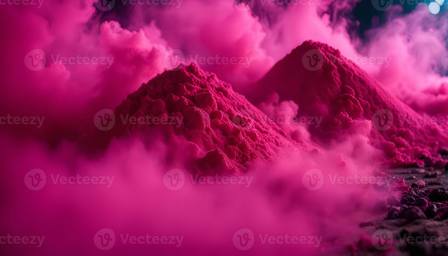 Pink Smoke Mountains photo