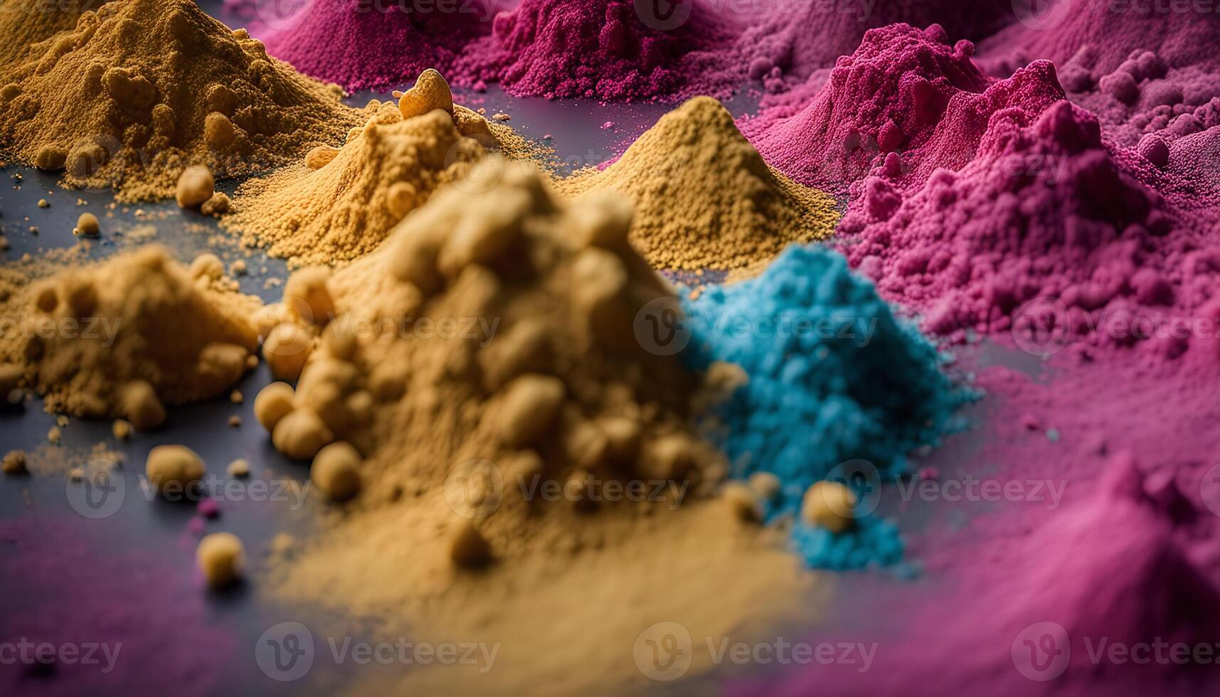 Colorful Powder Piles photo