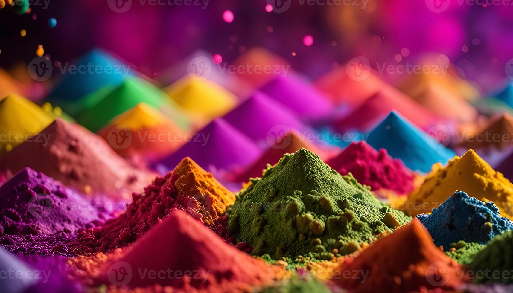 Vibrant Colorful Powder photo