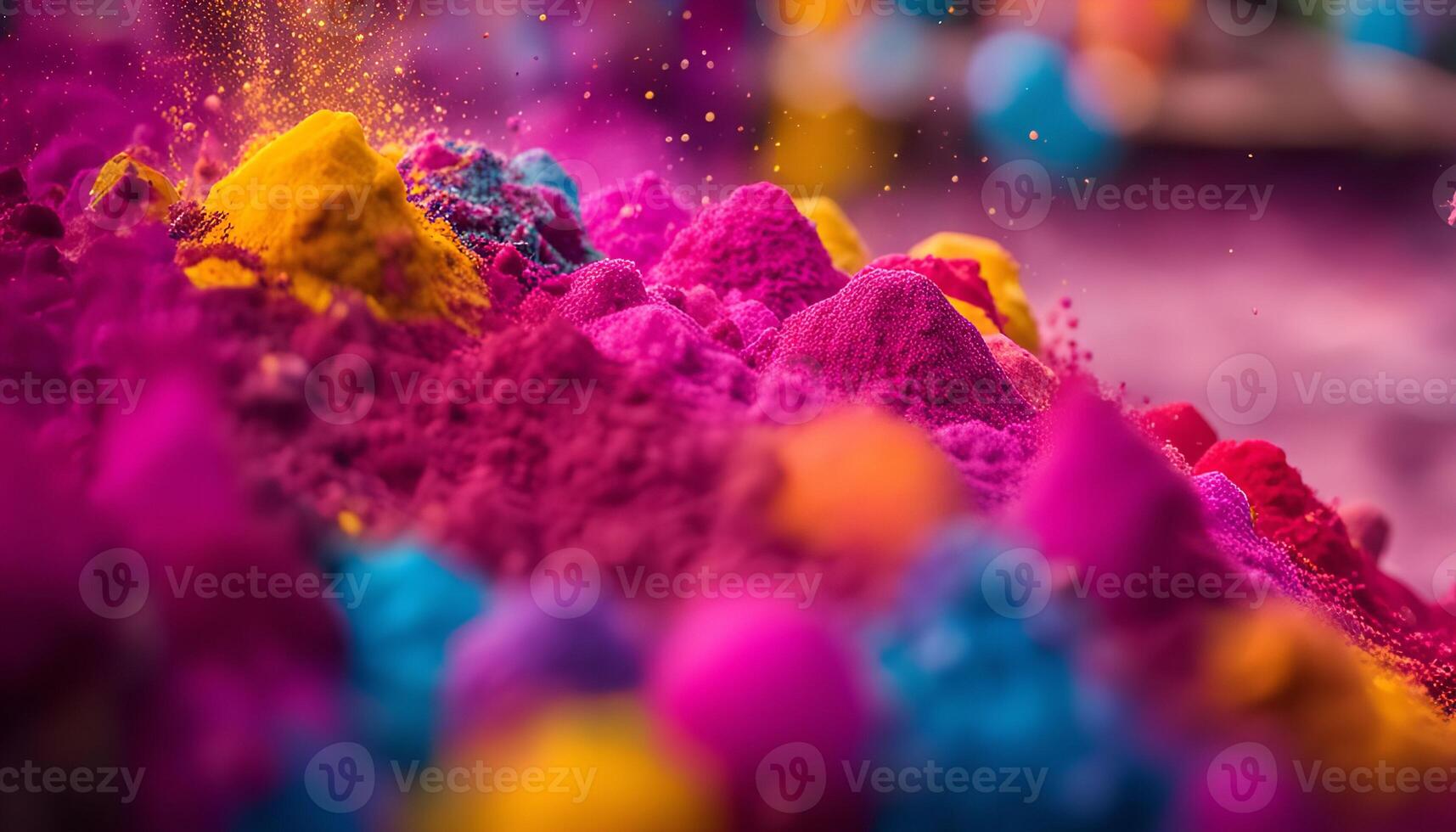 Vibrant Holi Colors photo