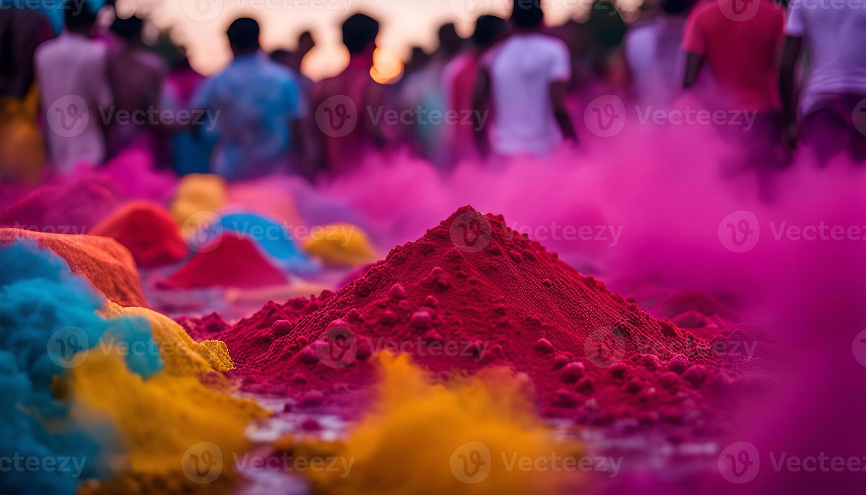 Colorful Powder Piles photo